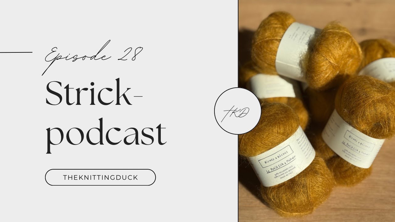 Strickpodcast episode 28 Swiss yarn Festival, WIPs und Fertiges