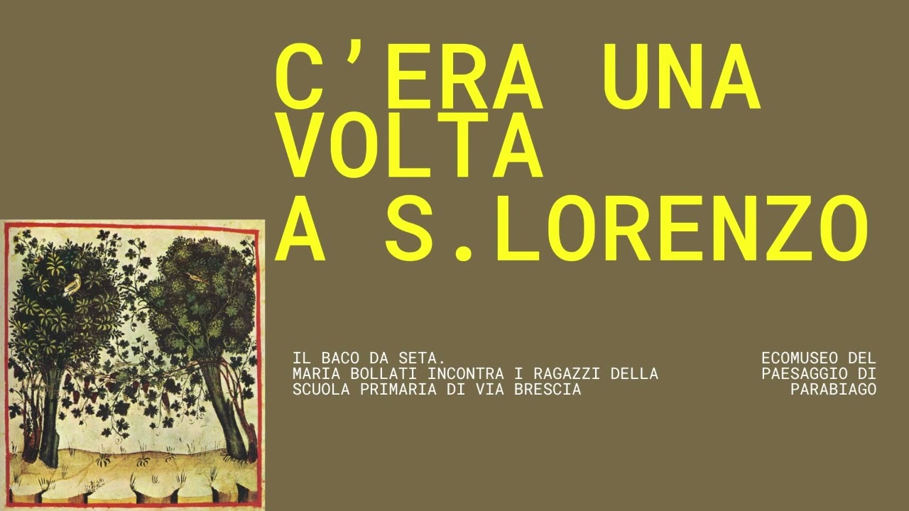 il baco da seta. I podcast dell'ecomuseo.
