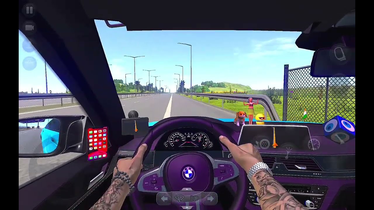 BMW Drive on highway amazing scenes