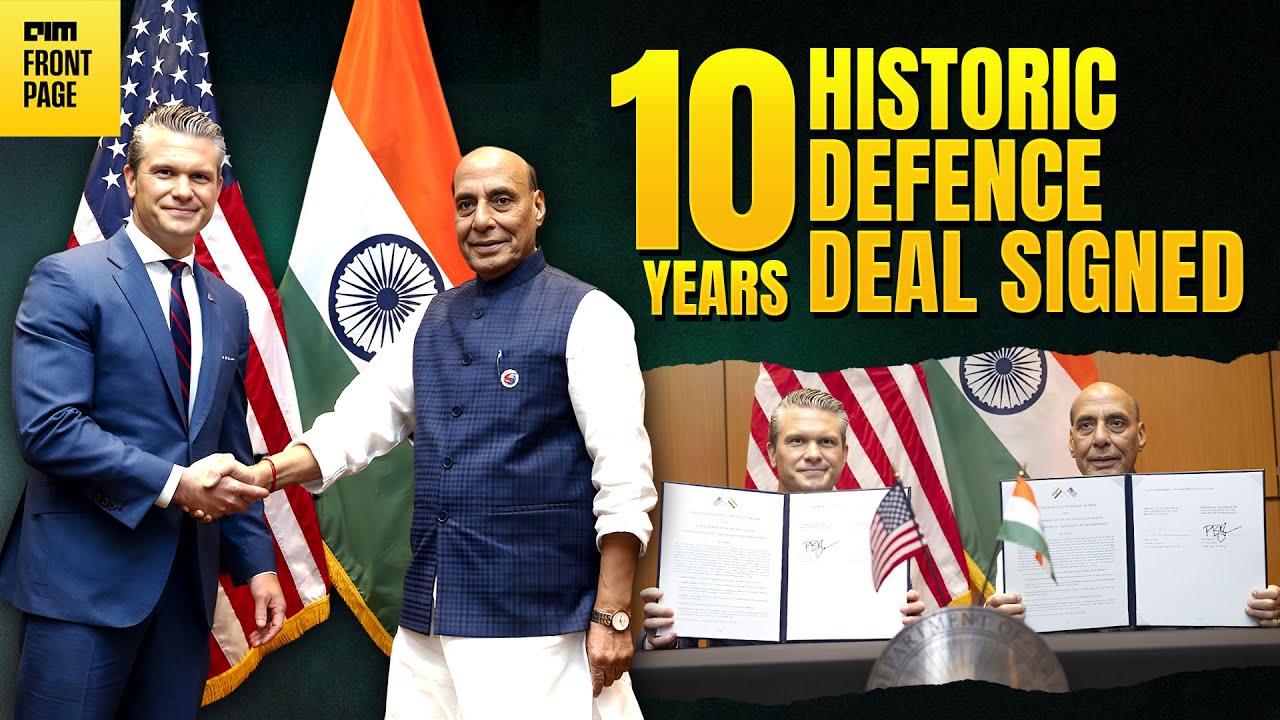 India-US Sign 10-Year Defence Pact | New Era of Strategic Convergence