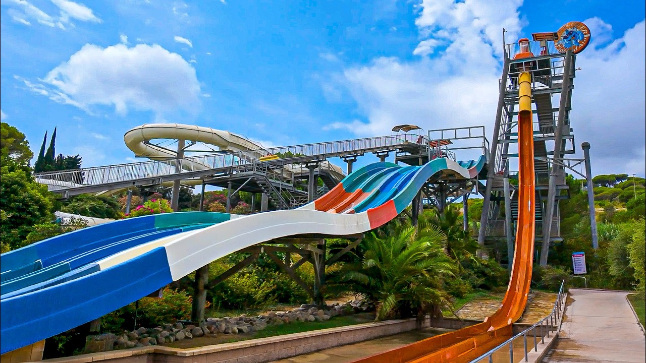 Aquadiver Water Park Walkthrough Tour | Platja d&rsquo;Aro Spain