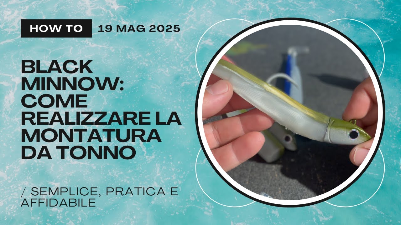 Black Minnow: Come realizzare la montatura da tonno 🐟