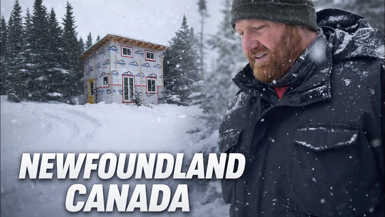 Woke up buried in snow in my off-grid cabin (unlucky trip)