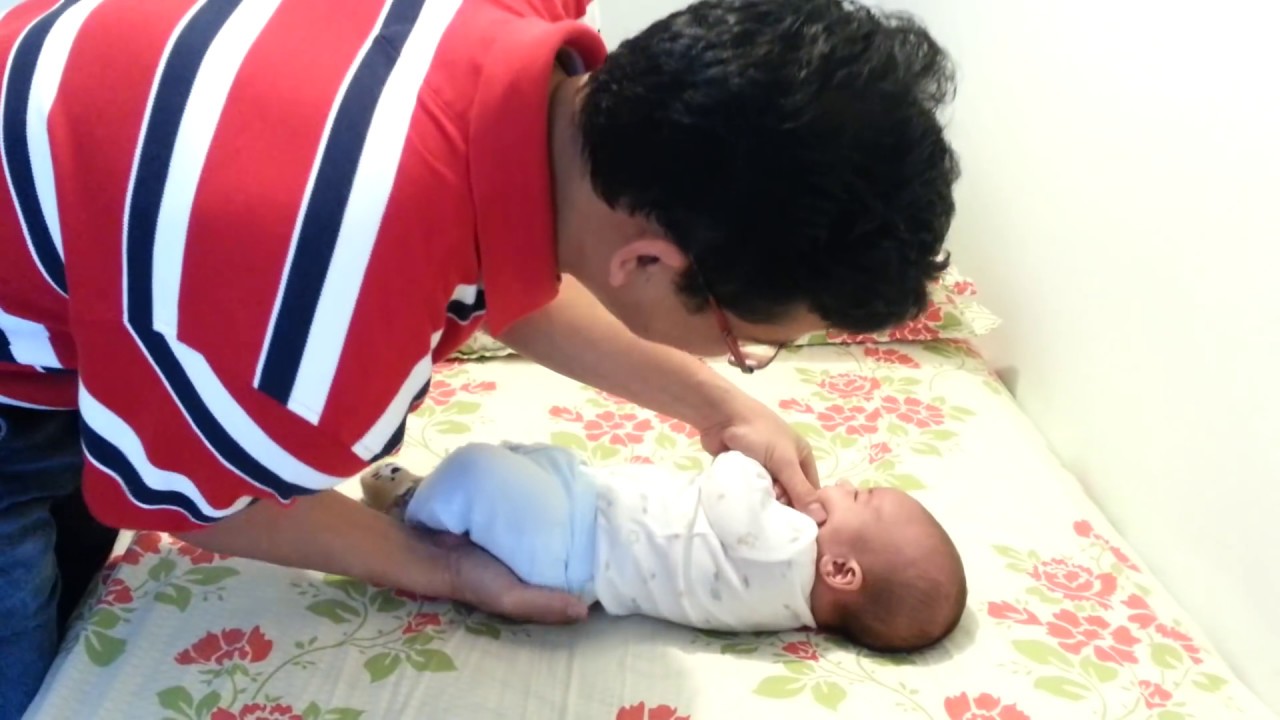 How to calm a crying baby Instantly -  The Hold Move