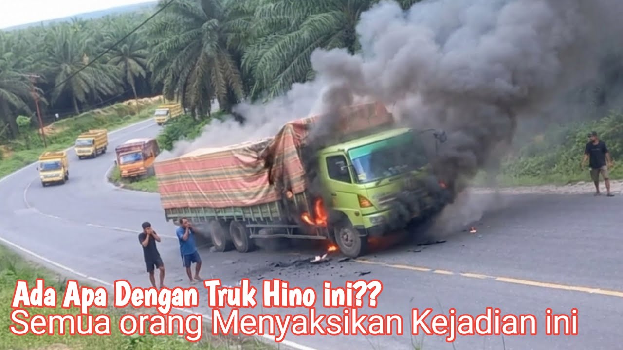 Gawat ‼️ Truk Tronton Gakuat Nanjak Dan Meluncur Di Kaki Bukit kodok 