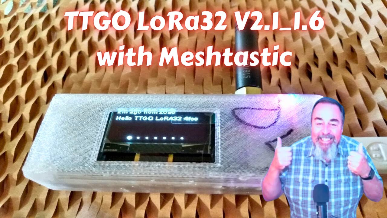 TTGO LoRa32 V2.1_1.6 with Meshtastic and Trying Different Cases