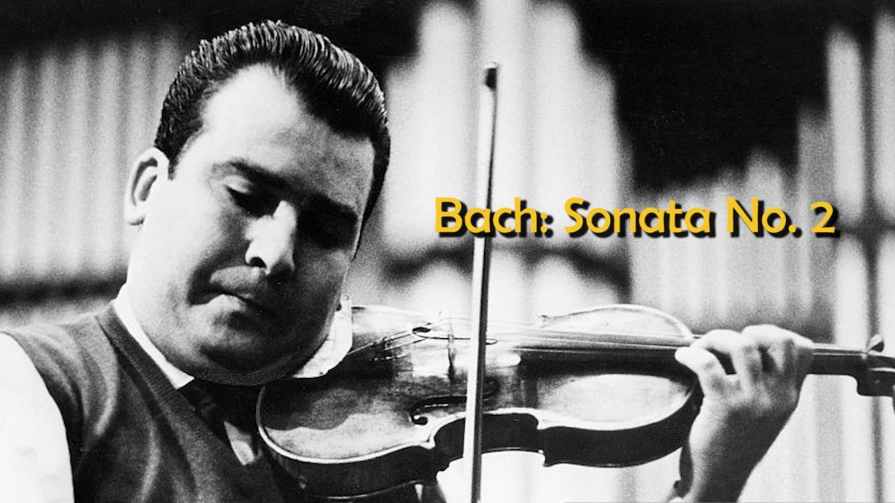 Bach: Violin Sonata No. 2 in A minor, BWV 1003 - Christian Ferras, violin (Recorded: 1977)