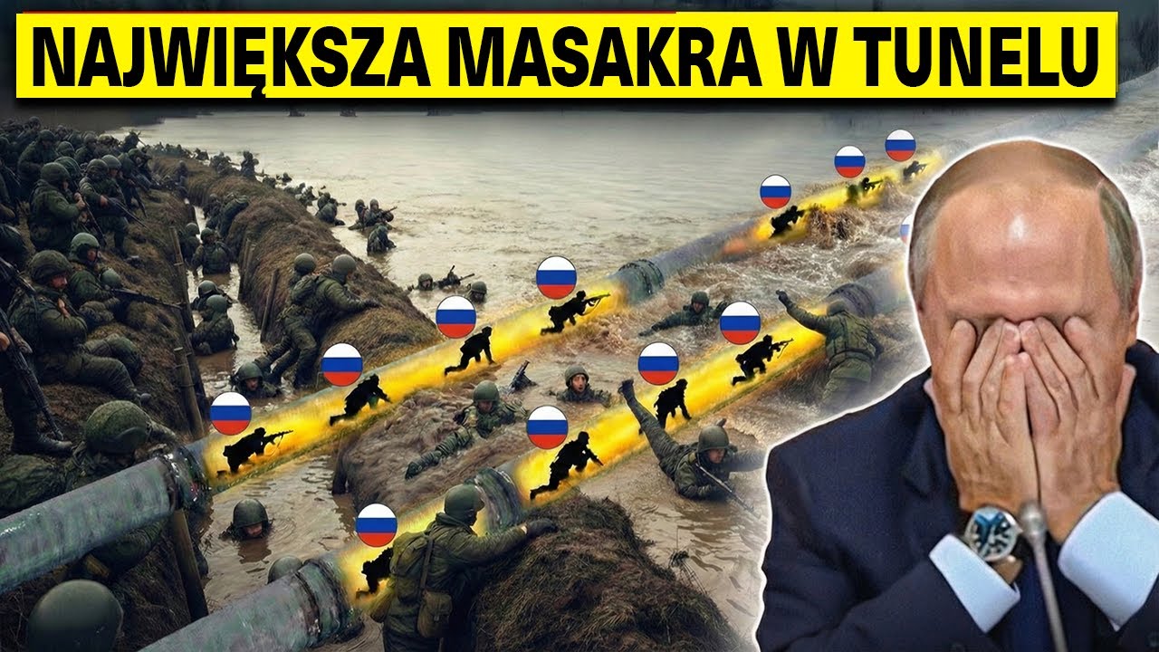 POWÓDŹ! Setki Rosjan UTKNIĘTYCH w tunelach rzecznych, Atak ZAMYKA Główne Łącze