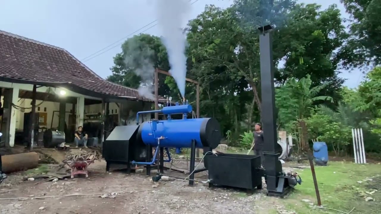 BOILER STEAM KETEL UAP COMBI KAP 8 kwintal | Ketel uap tahu | Boiler steam | Boiler todi tahu