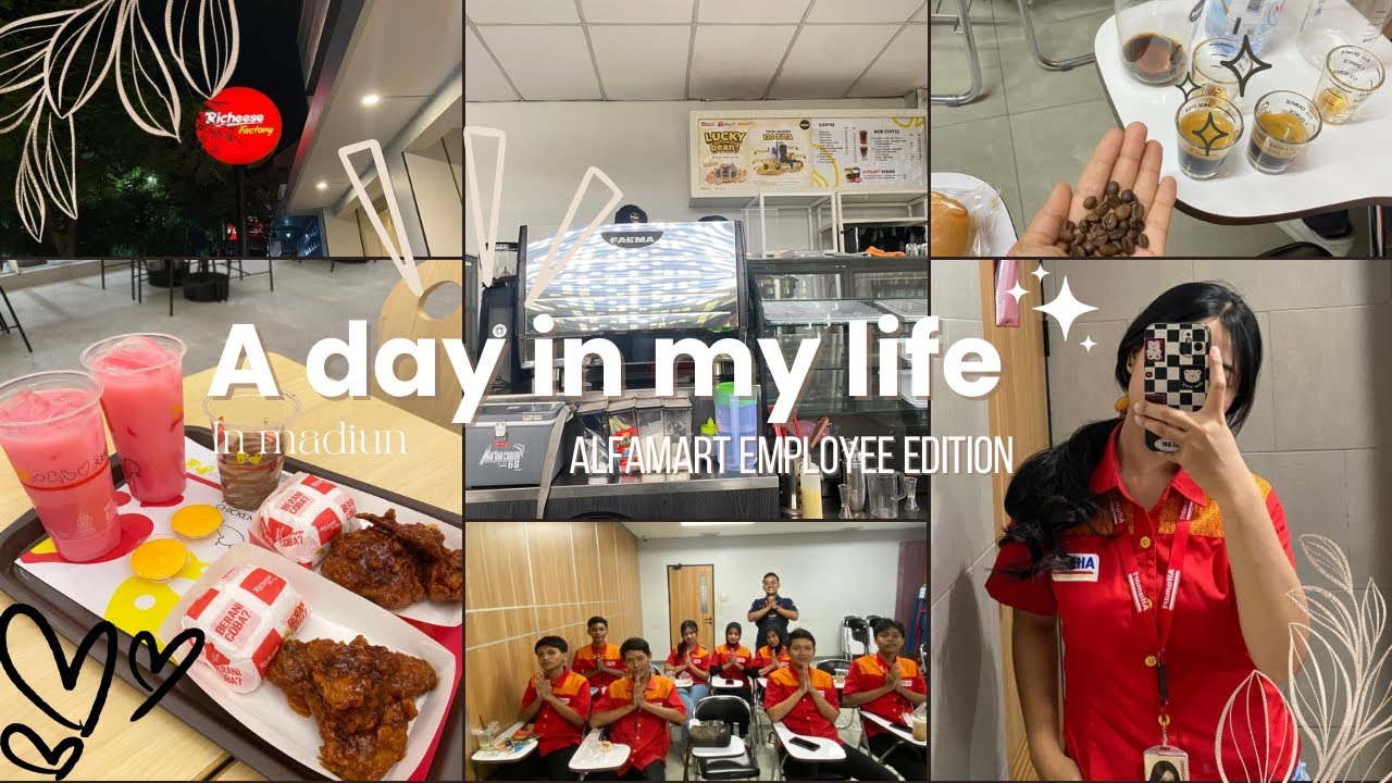 A day in my life | Alfamart employee edition || Training beanspot☕️🦋✨