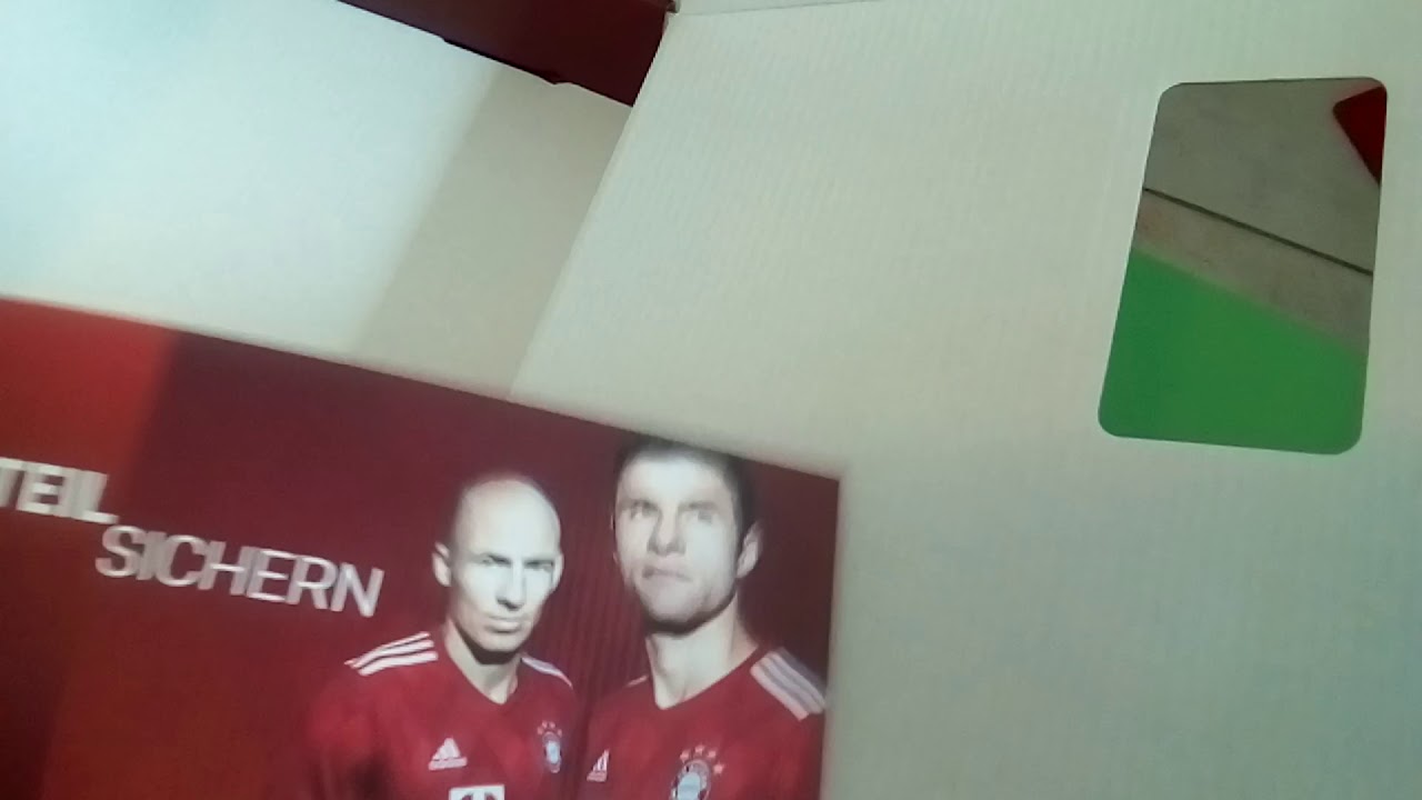 Begrüßungsgeschenk FC Bayern Unboxing