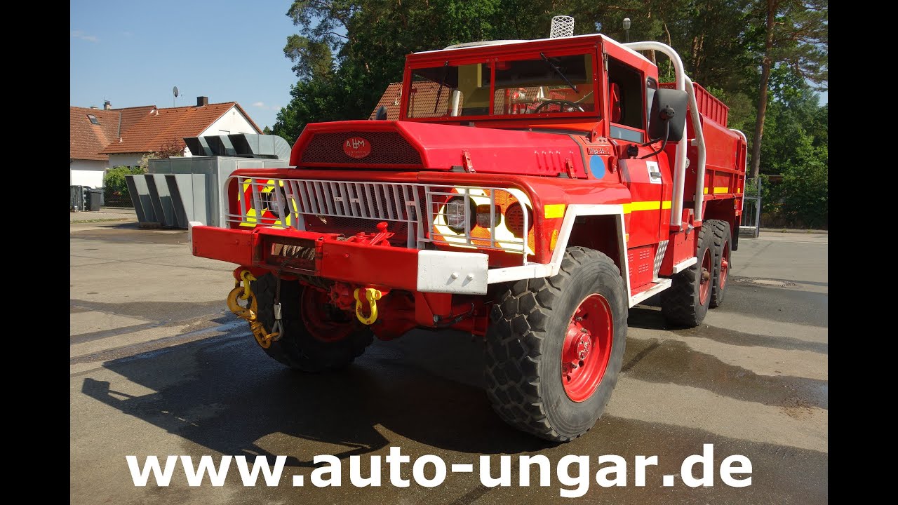 ALM ACMAT TPK 6-35-C 6x6 Feuerwehr Hummer Jeep Bj 1992 Winch 3.500l Wasser Offroad www.auto-ungar.de
