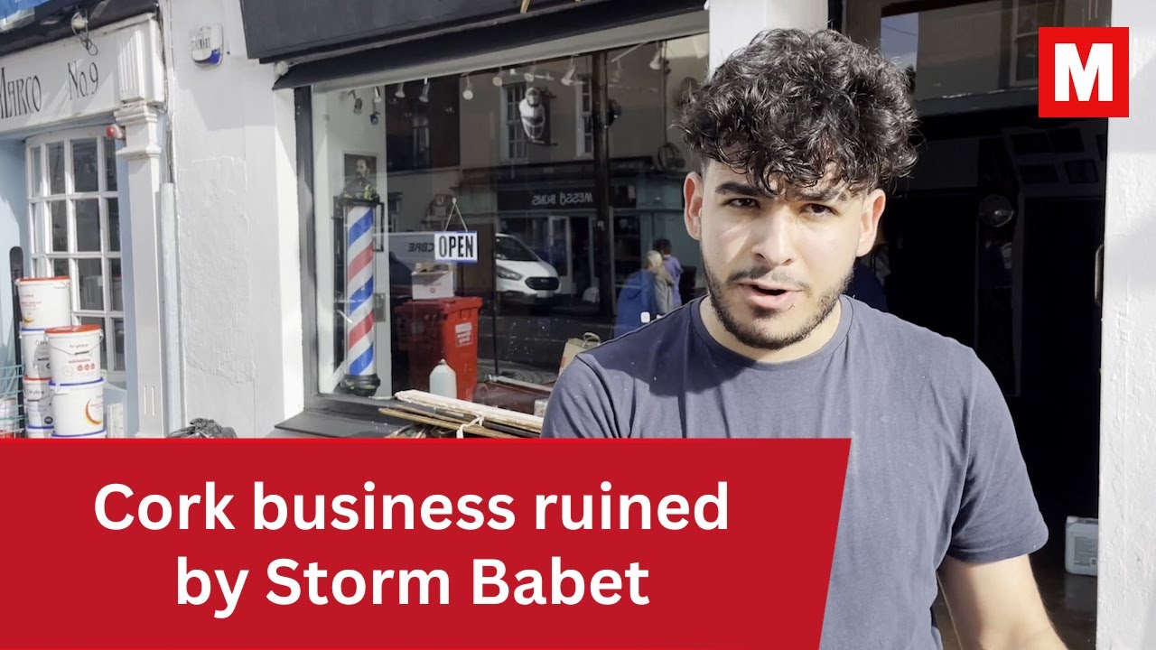 Storm Babet: Cork business struggles with flood cleanup as Irish storm damage becomes clear
