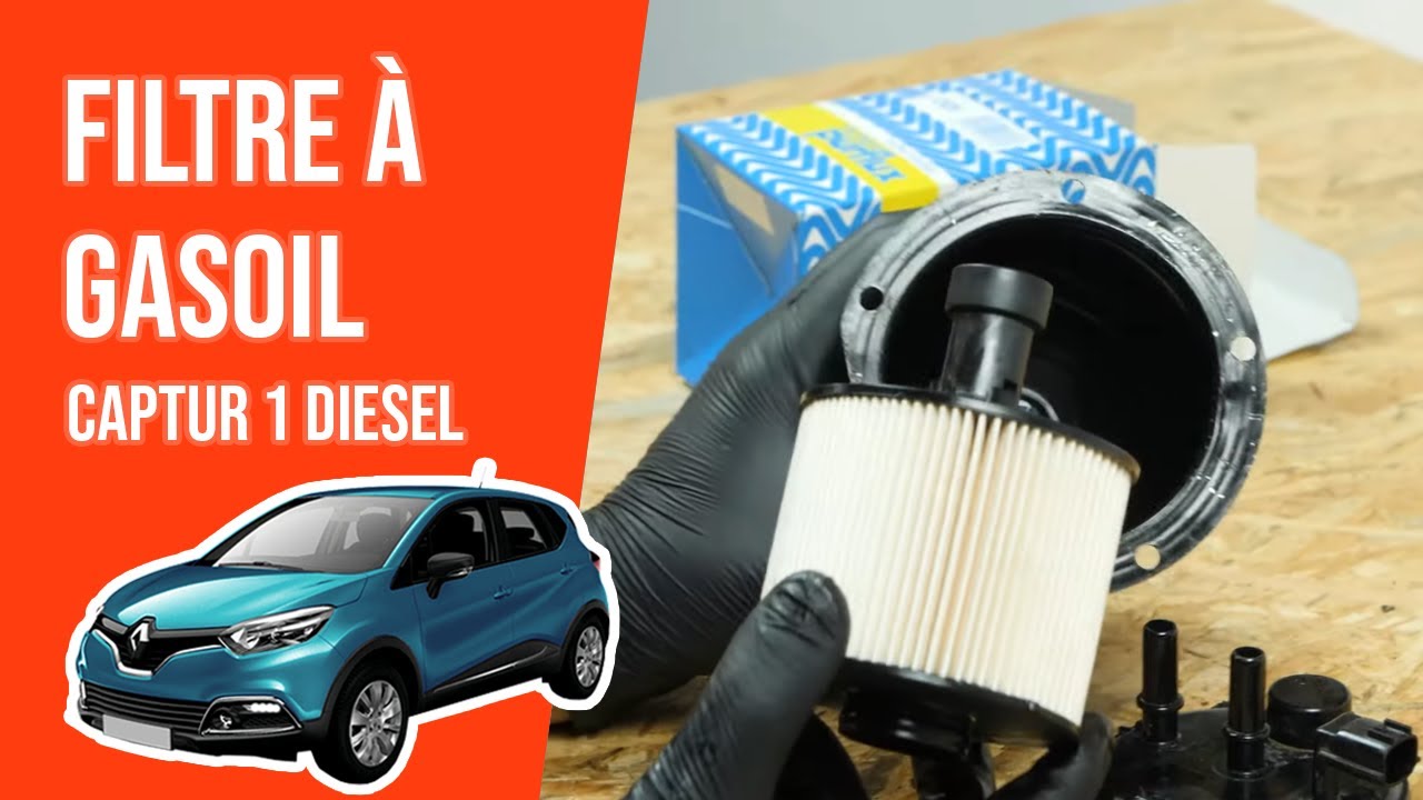 Changer le Filtre à Gasoil Captur 1 1.5 dCi ⛽