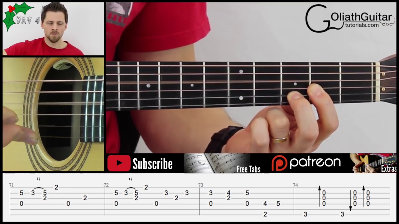 Rocking Around The Christmas Tree   Guitar Lesson & Tabs