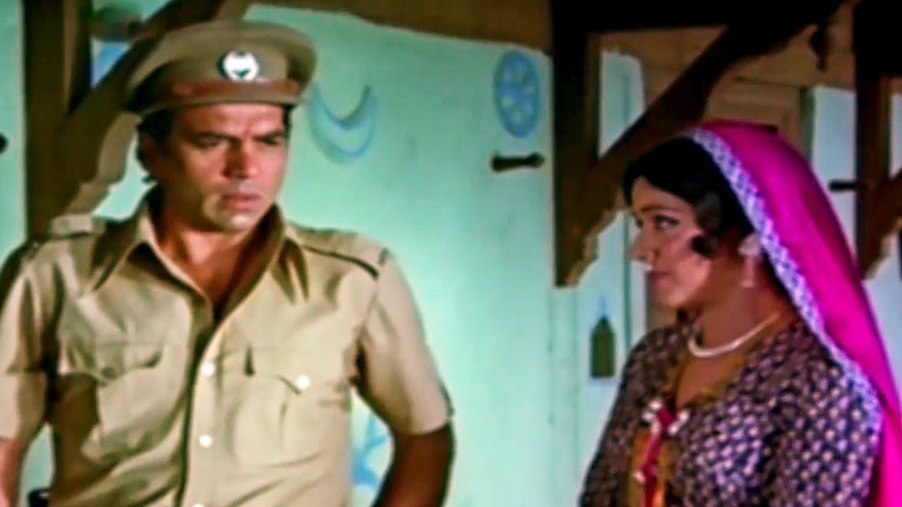 किस वजह से हेमा मालिनी ने माफ़ी मांगी धर्मेंद्र से देखिये बॉलीवुड मूवी का मजेदार सीन