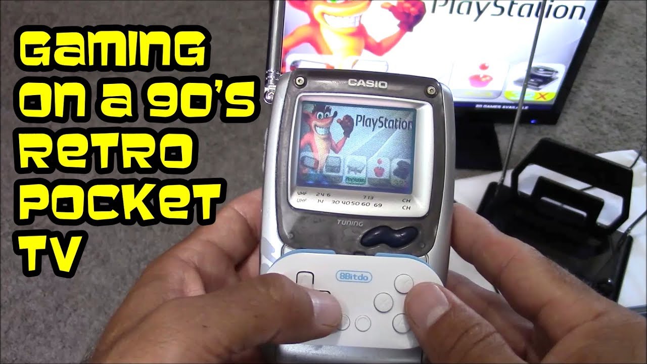 Playing Nintendo Switch, Snes Classic & Retropie with a 90's Retro Casio Handheld TV