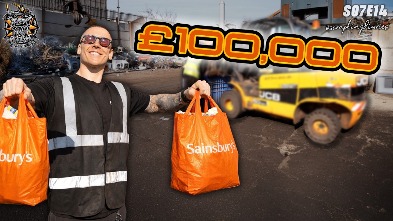WE FOUND &pound;100,000 IN SAINSBURY'S BAGS | Scrap King Diaries #S07E14