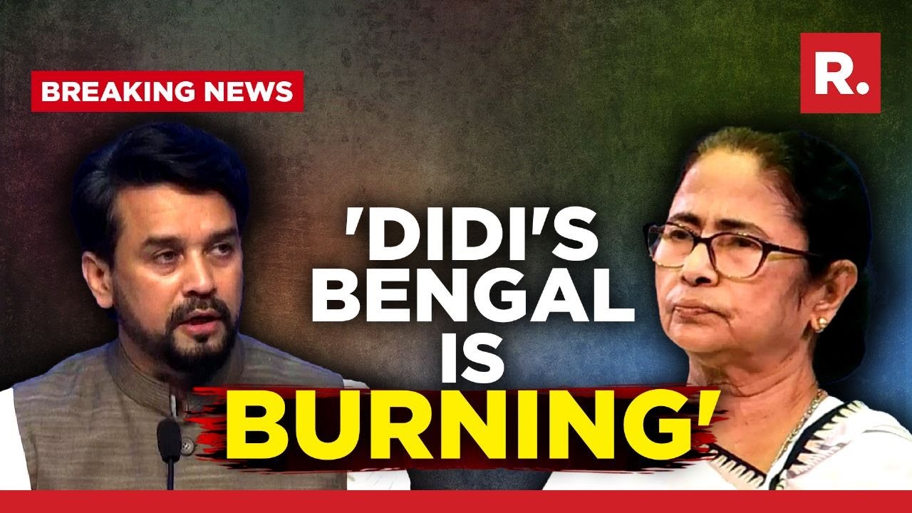 'Mamata Didi's Bengal Burning, Violence And Corruption New Normal: Anurag Thakur