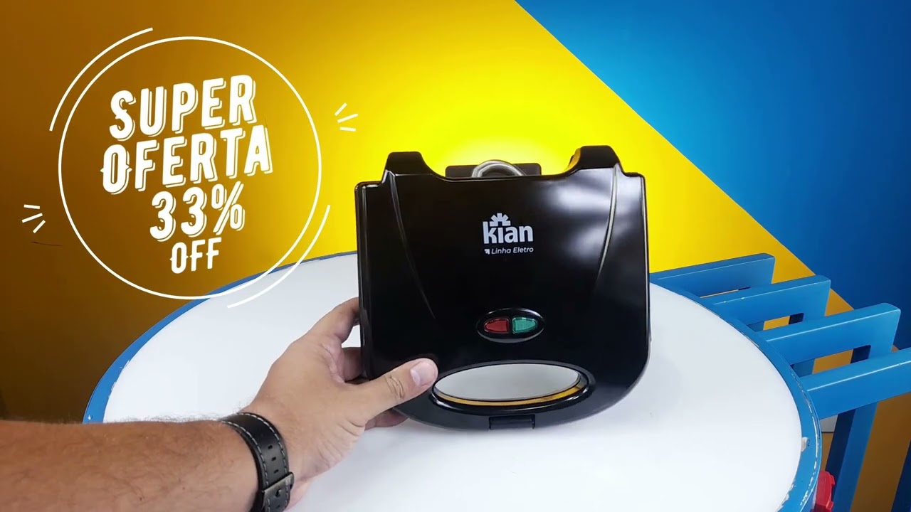 Analise Sanduicheira e Grill Kian 750W