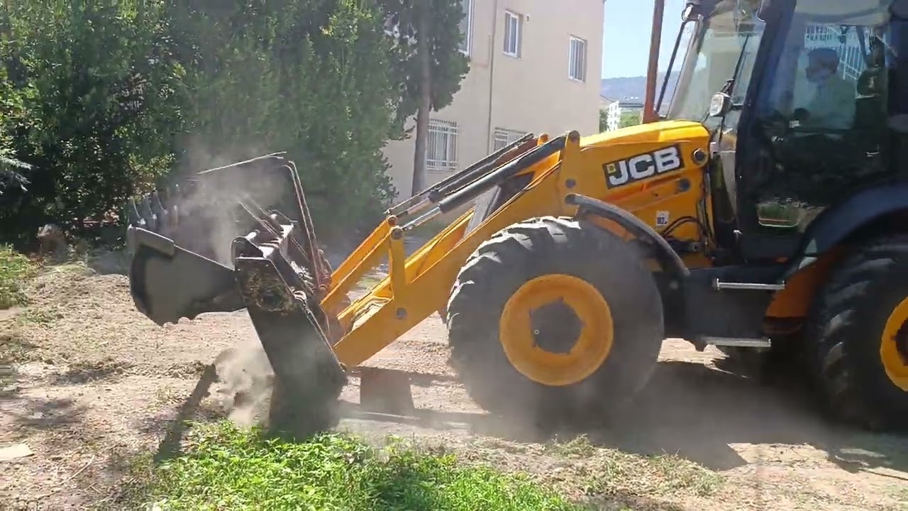 JCB 3CX SUPER TESVİYE İSLEMİ