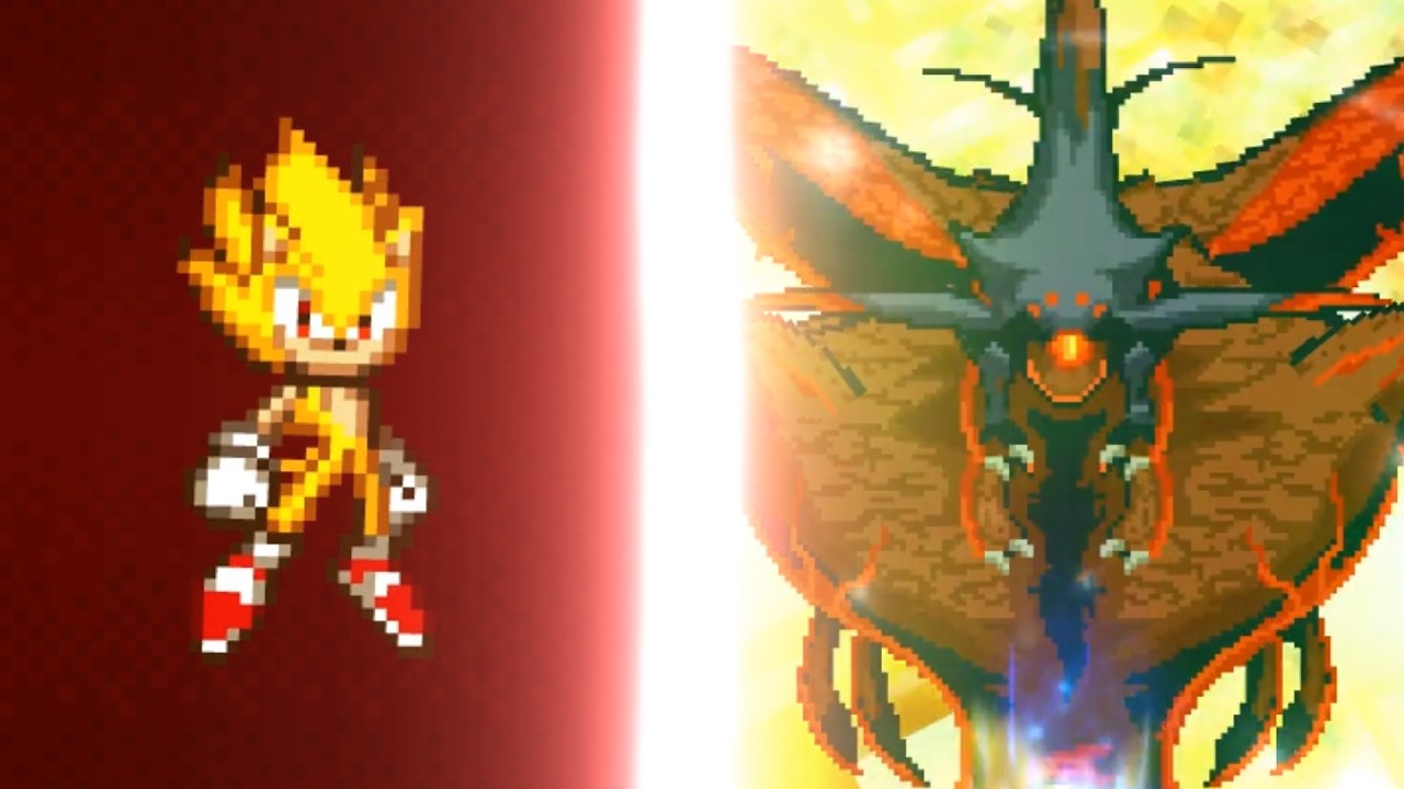 Super Sonic vs Devil Doom | Sprite Animation