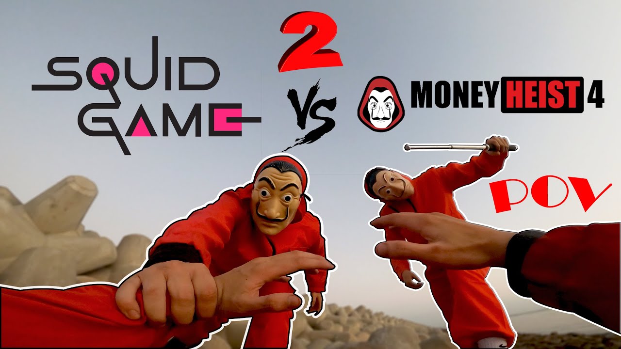 SQUID GAME KILLING BOSS ESCAPE FROM MONEY HEIST 2.0 ( Epic Parkour Action Pov ) | B2F | 2022