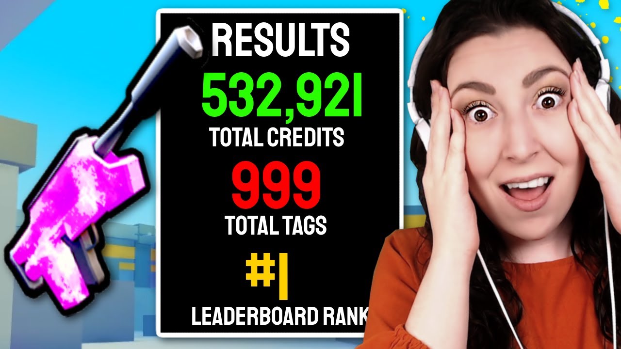 Могу ли я побить свой рекорд *671 TAG* Dark Matter!? | Roblox Big Paintball [50 игроков]