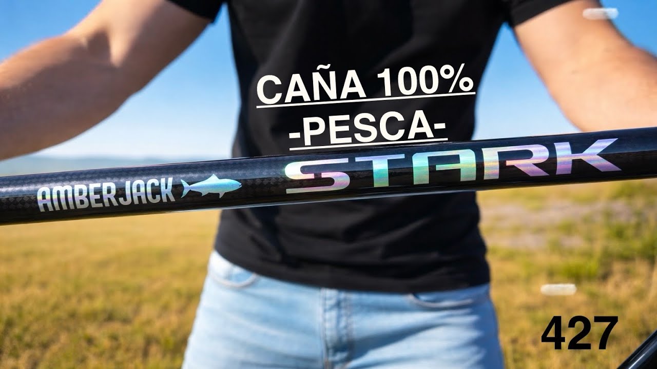 + 240 metros. Testeo caña Stark 427 diseñada por y para pescadores #surfcasting #pesca #amberjack 