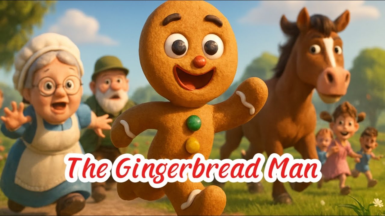 The Gingerbread Man Story | Famous Fairy Tale for Kids | English Storytime_The Crow and the Pitcher