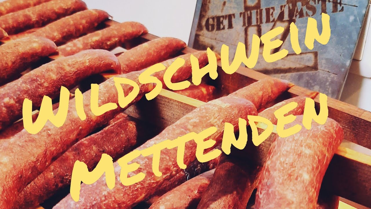 Teil 2 Rezept: Wildschwein-Mettwurst, kaltgeräuchert