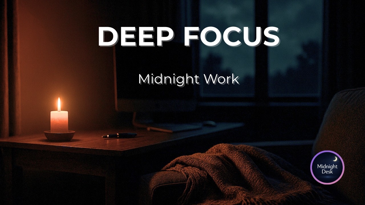 Deep Focus Music for Work | Unburdened – Midnight Serenity & Deep Rest (1 Hour)[Vol.114]