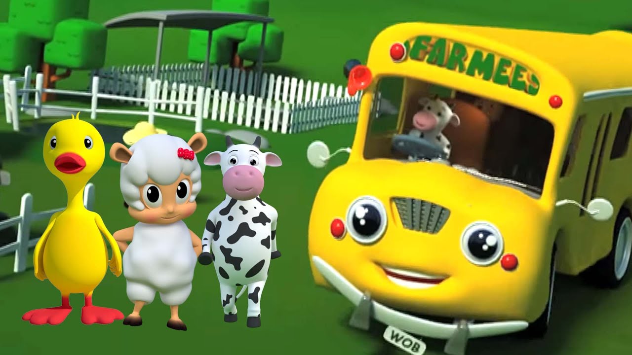 ruote del bus filastrocche italiani | bambini video compilazione in italiano