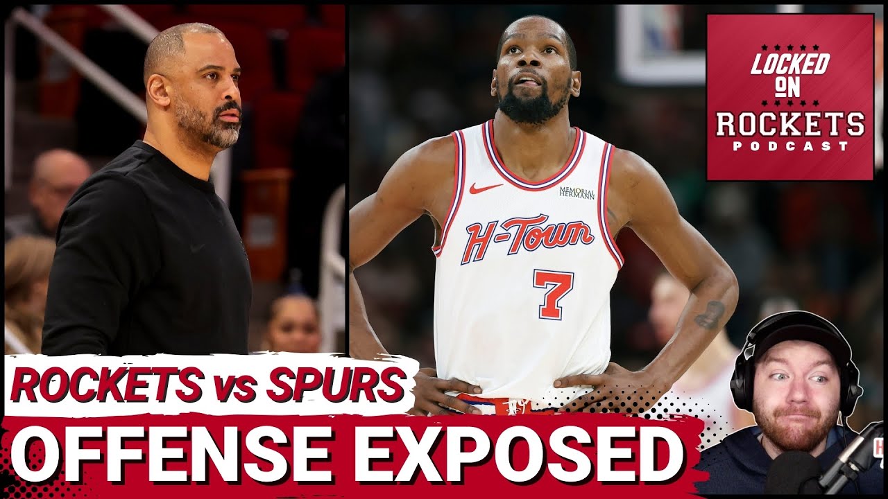 Rockets Offense EXPOSED By Spurs As Ime Udoka FAILS To Adjust | Is Kevin Durant ENOUGH?