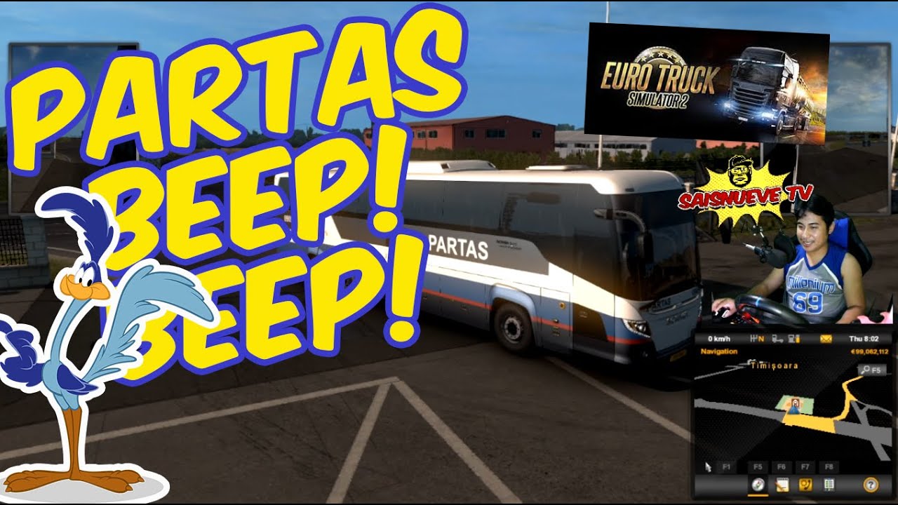 PARTAS BUS OLD LIVERY EURO TRUCK SIMULATOR 2
