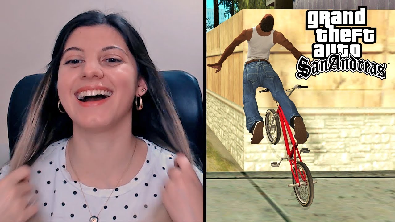 EŞİME İLK DEFA GTA SAN ANDREAS OYNATTIM ! BAKIN NE YAPTI 🤣