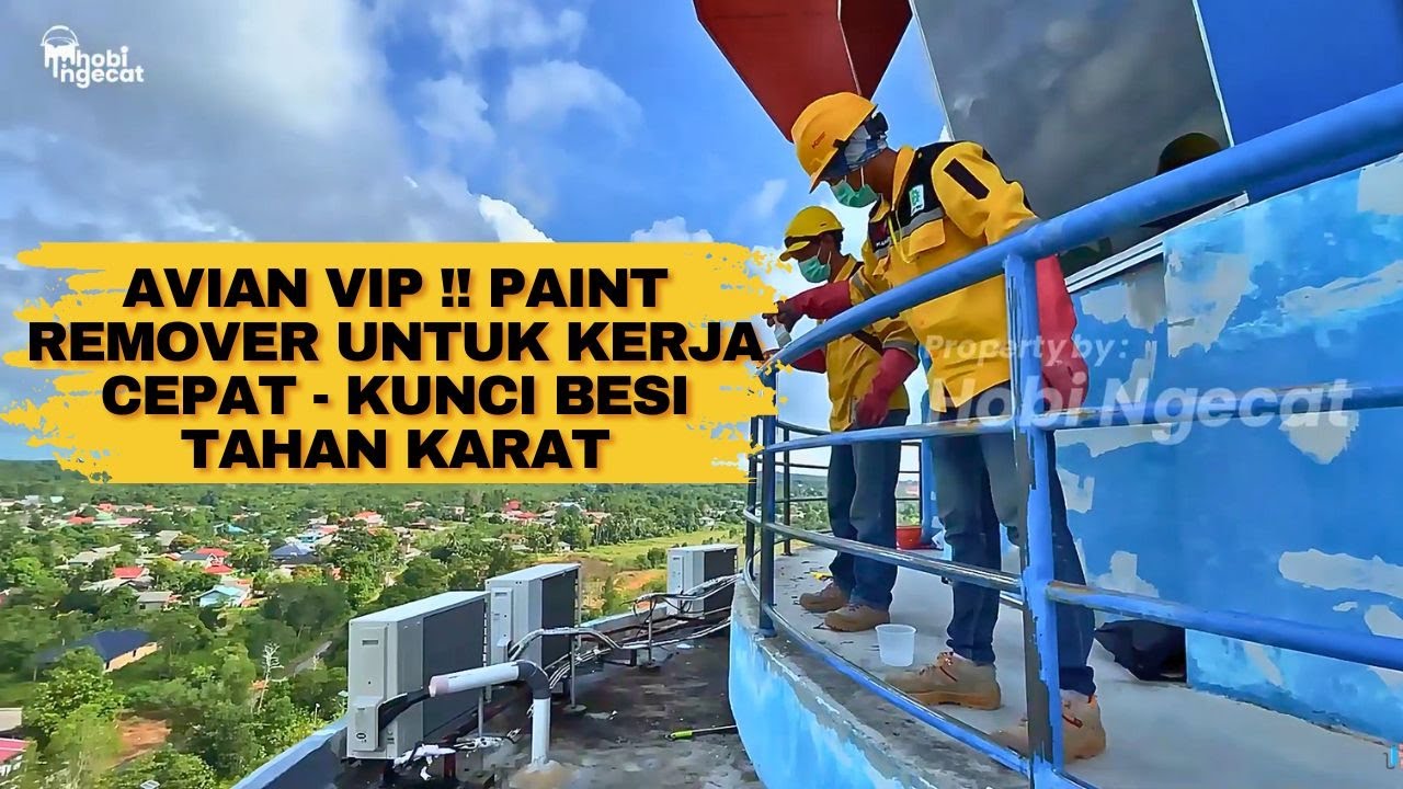 Paint Remover untuk Kerja Cepat - Kunci kupas Cat  besi paling mudah