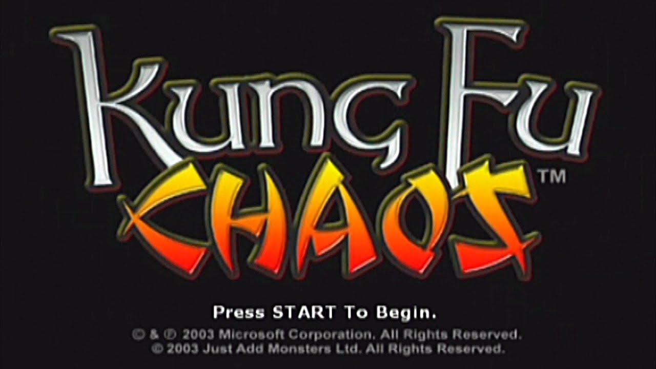 Kung Fu Chaos Xbox - Intro / Opening (HQ)