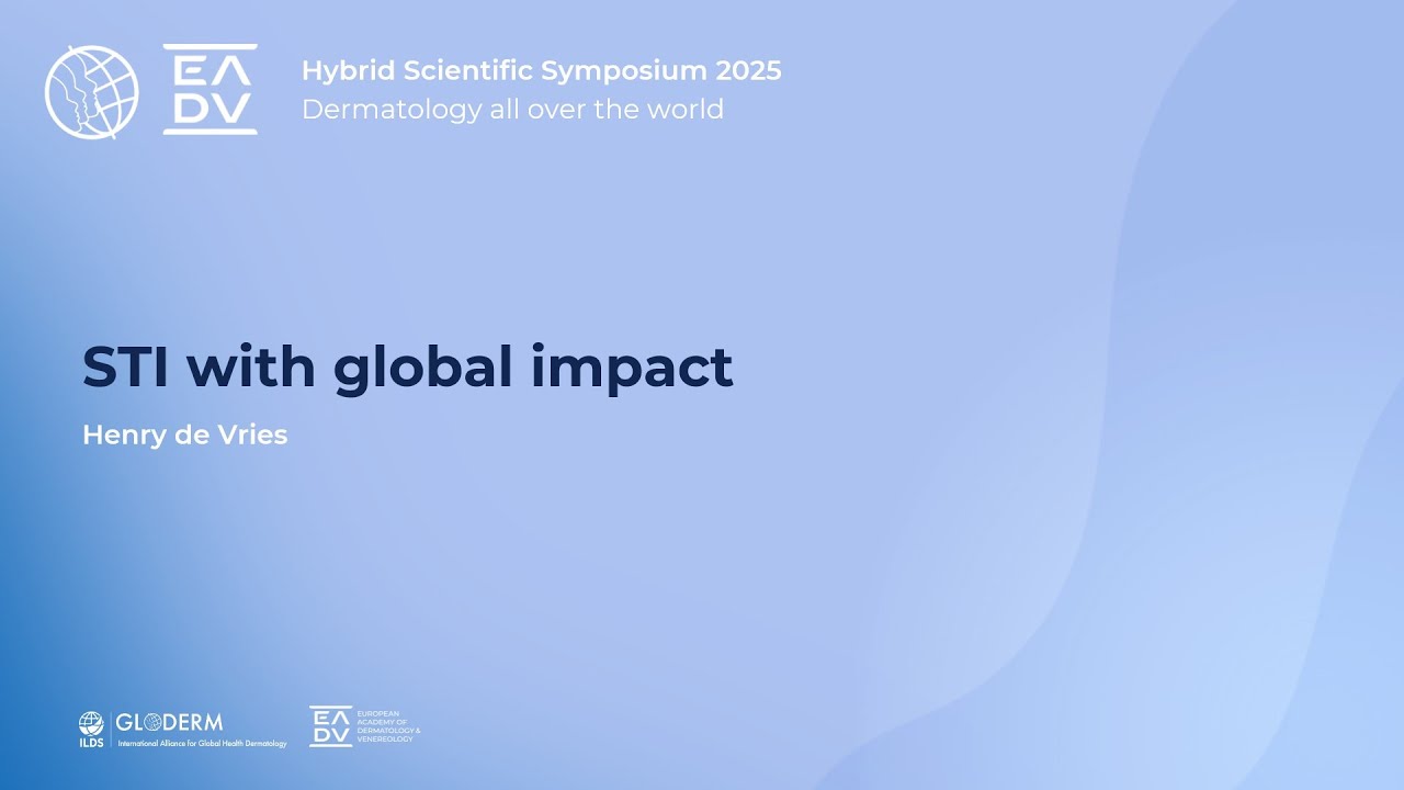 GLODERM EADV Scientific Symposium | STI with Global Impact | Henry de Vries
