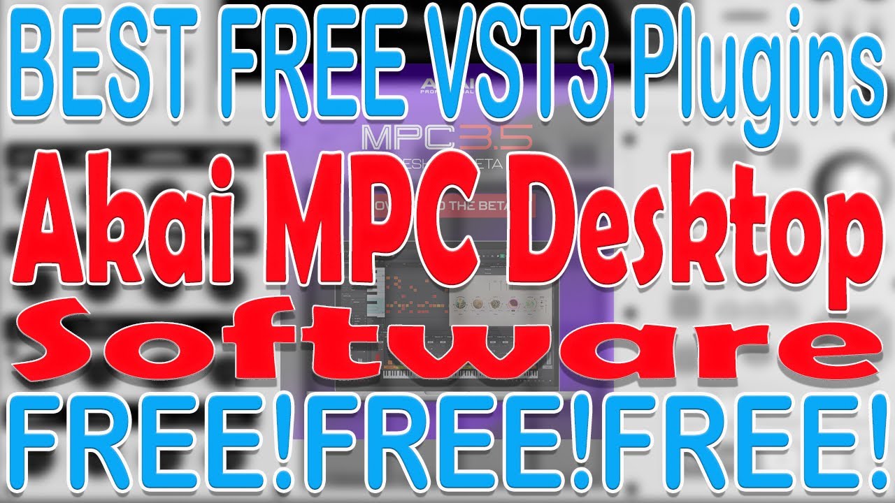 SIX of the Best FREE VST 3 plugins for the NEW MPC BETA Software and any DAW. FX & Synths!!