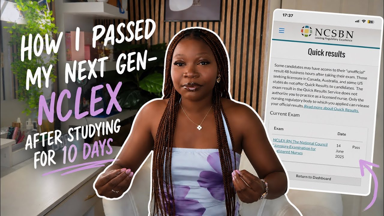 Как я сдала Next Gen NCLEX за 10 дней (мой точный план подготовки)