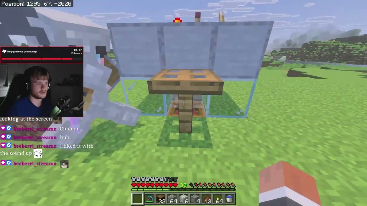 Late night Minecraft Realms with friends VOD#10