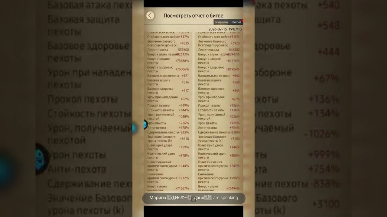 DC 101 vs 97, 200 vs 1036, 545 vs 582 (из телеграмма от Марины)