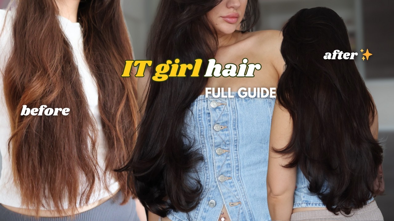 from FRIZZY to 'GLASS HAIR'! My FULL HAIRCARE GUIDE for shiny, long hair | DIY recipes, tips  ✨🎀