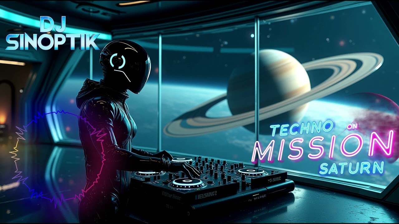 ▶️Techno mission on Saturn | Space Techno| Melodic Minimal Techno | DJ Sinoptik