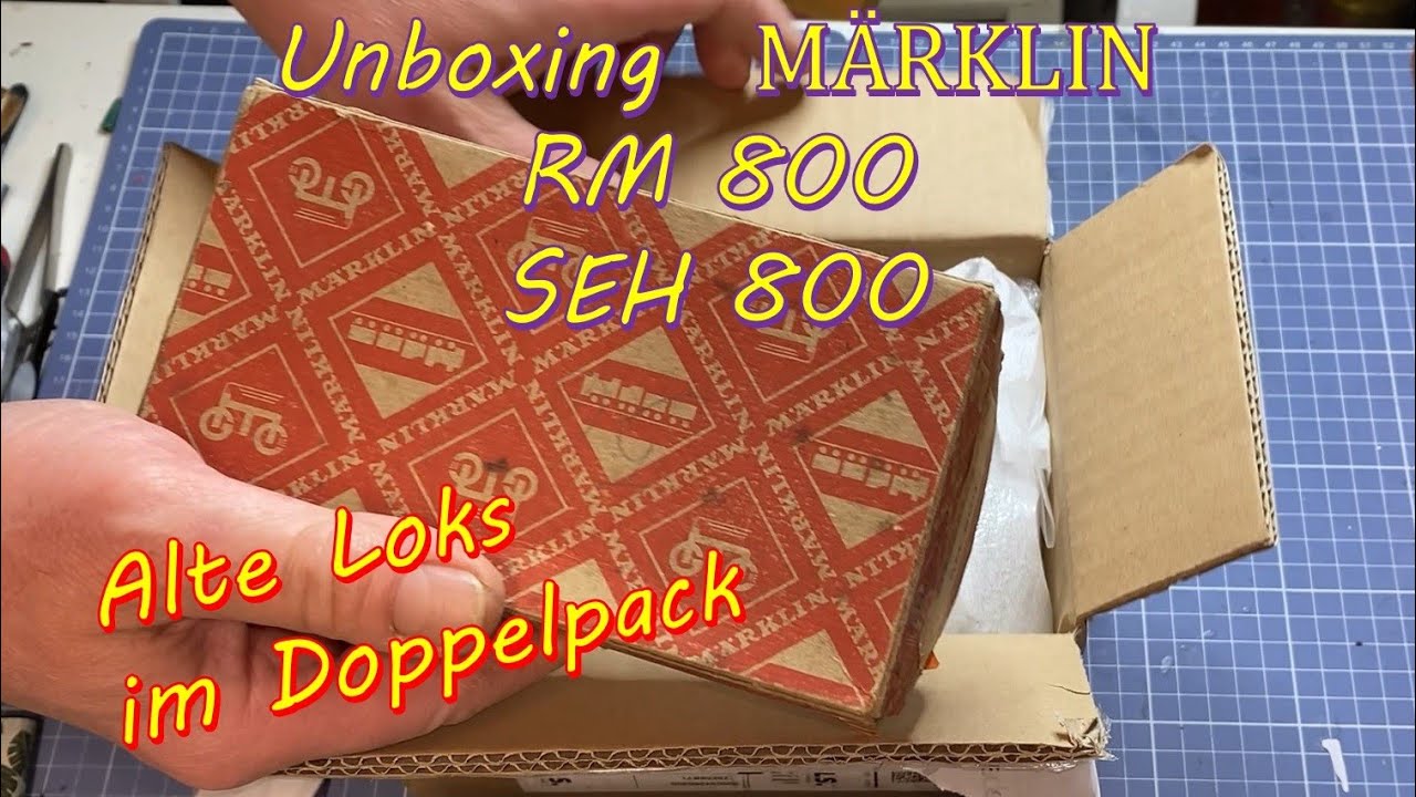Unboxing Märklin SEH 800 RM 800