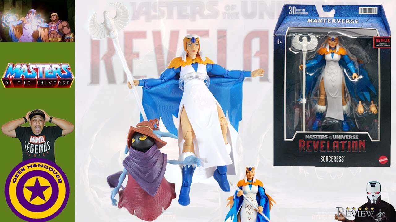 Masters of the Universe Masterverse Sorceress Action Figure Unboxing