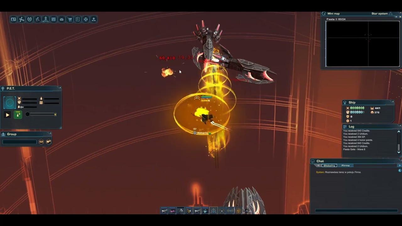 DarkOrbit - Fiesta Gate, Standard Difficulty Gameplay 2026
