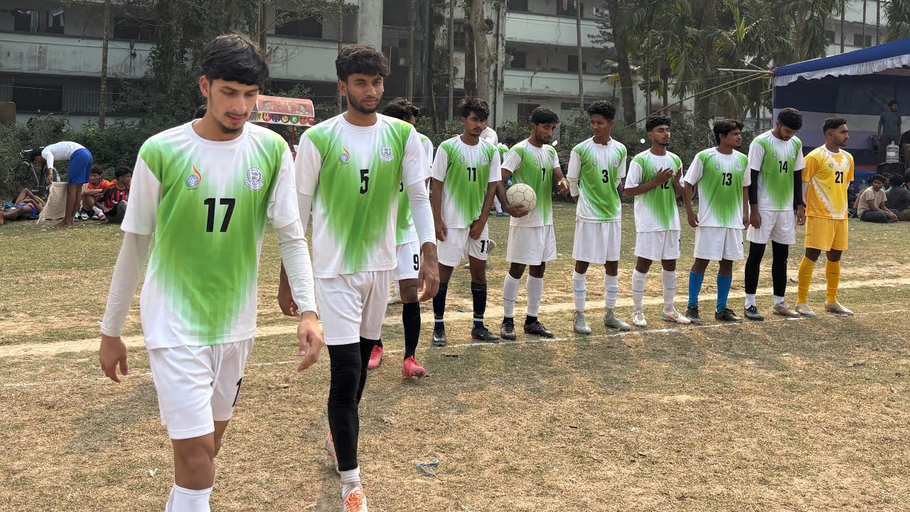 Aliah University vs Jadavpur University (Kalyani Gov.Engineering College) Intercollege Tournament⚽️