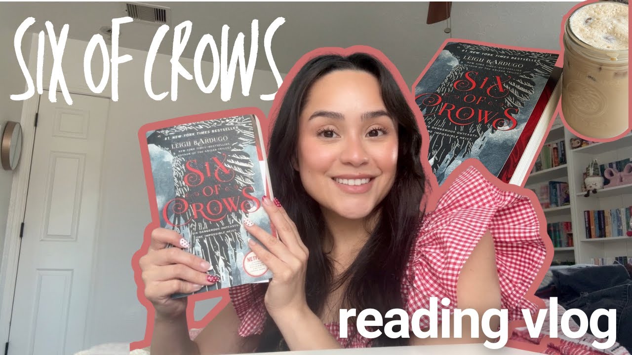 FINALLY reading six of crows 🐦‍⬛ 🥀 📖  cozy reading vlog